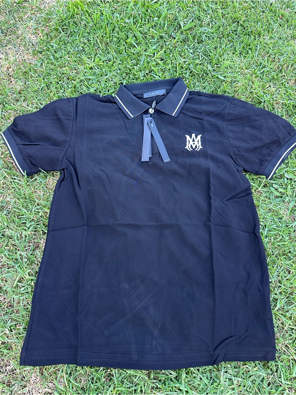 Amiri black polo